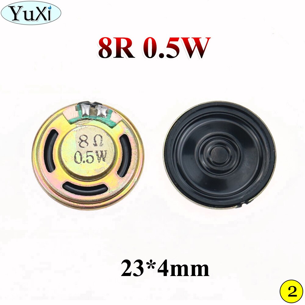 Yuxi 0.5W 8R 32R Speaker 8 Ohm Hoorn Luidspreker Diameter 20 Mm 23 Mm 26 Mm 28 Mm 30mm 32 Mm 36 Mm 40 Mm 50 Mm 4 Cm Luidspreker Luidspreker