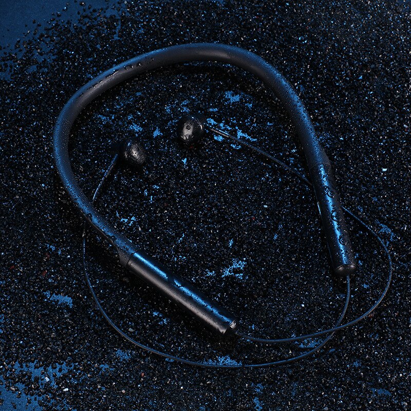 Magnetic suction ear stereo wireless Bluetooth headset neck hanging sports running headset