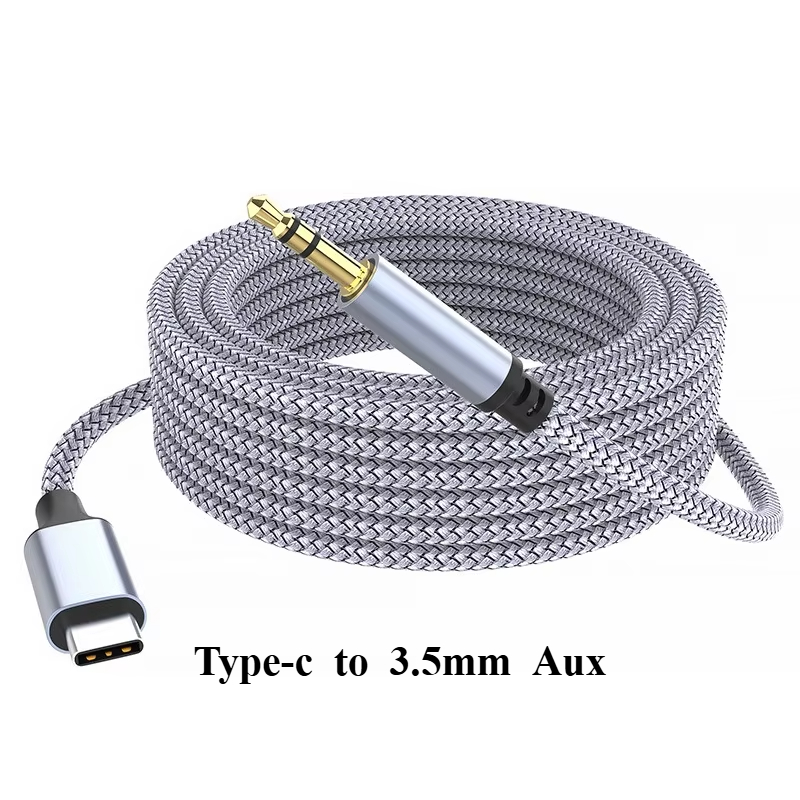 For iphone aux-ledning iphone 3.5mm hodetelefonlydkontakt aux-kabel biladapter for iphone 15 14 13 12 11 pro max xs xr  se 8 pluss: Hvit / 2m