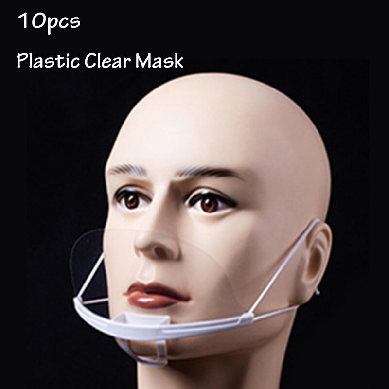 Plastic Clear Mask Permanent Makeup Tattoo Supply Prevent Spittle Anti-fog Transparent Lens Dental Tatoo Accessory