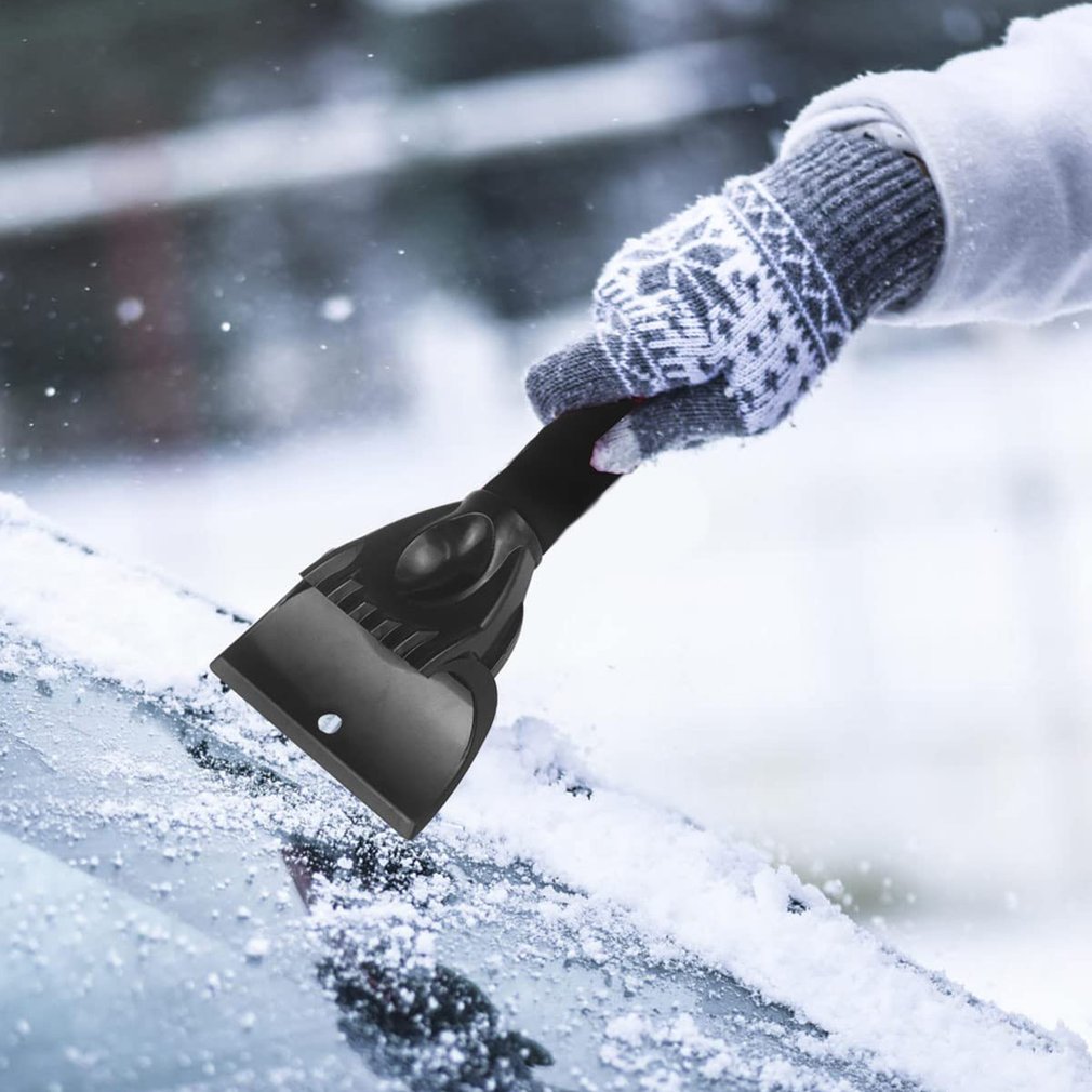 Raspador de hielo para nieve, herramienta de eliminación de hielo escarcha, agarre de espuma resistente para coche, SUV, camión, parabrisas, ventanas, pala de eliminación de nieve