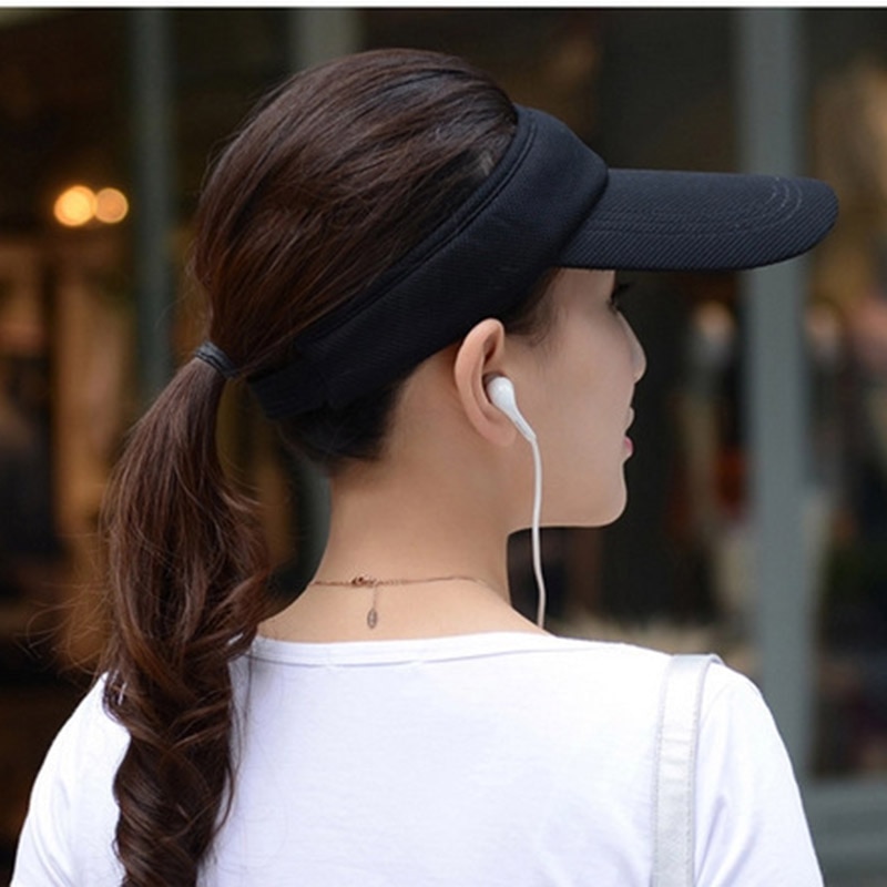 Maxsiti u sommar andas svett som öppen keps dam enfärgad enkel justerbar casual hatt
