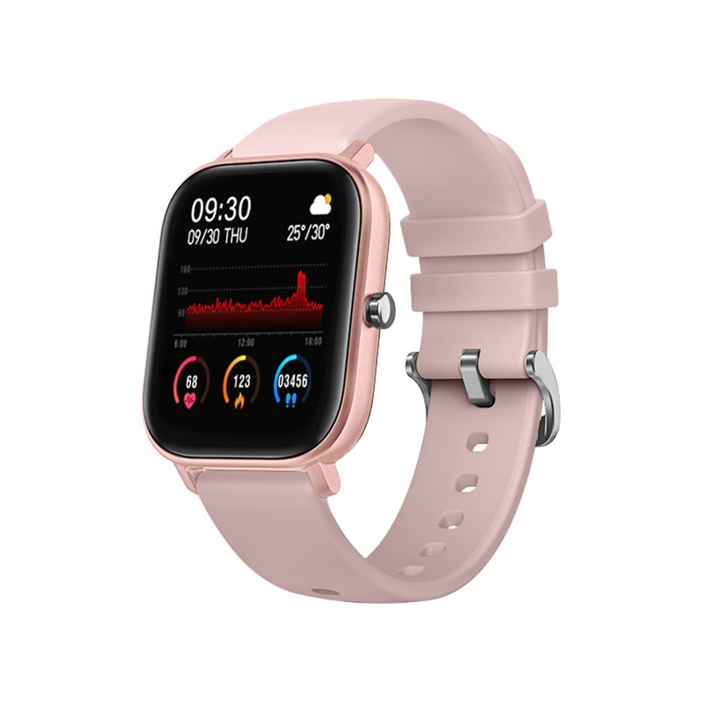 P8 IP67 Waterdicht 1.4 Inch Full Touch Screen Hartslag Bloed Smart Sport Horloge
