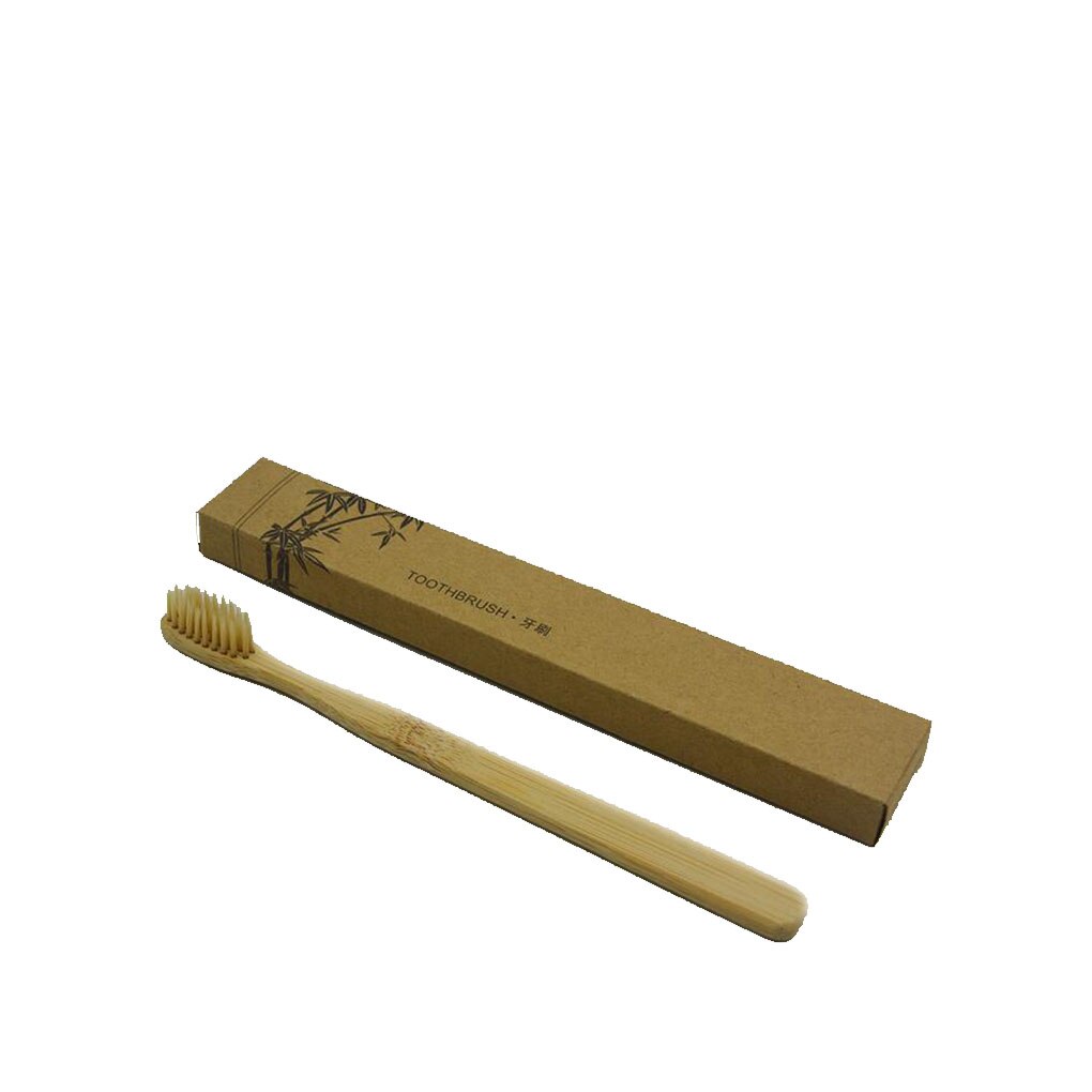 Environment-friendly Wood Toothbrush Bamboo Toothbrush Bamboo Fibre Wooden Handle Tooth brush For Adult: 01