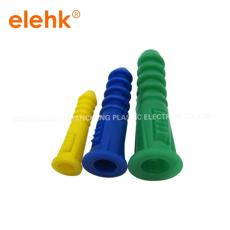 100pcs Plastic Screws Anchor Expansion Wall Plug 5x25mm (Screw Dia 4.5-5mm)