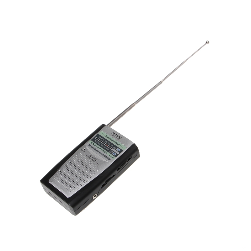 Portable Mini Slim Radio 2-Band AM FM World Receiver DC 3V Telescopic Antenna BC-R20