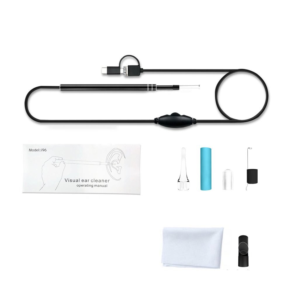 3 in 1 Visual ear canal endoscope Ear Cleaner with 30M/130M pixels Camera Endoscope Kit ear wax removal tool Health Care