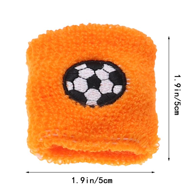 24 Pcs Kids Sports Wristband Sweat Absorbent Elastic Football Sports bands Wrist Protector Sweatbands for Playing Basketball
