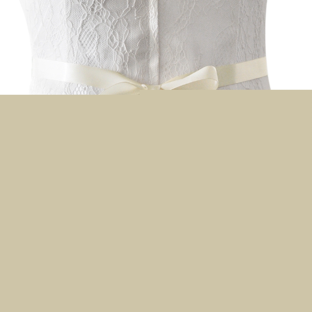 Luxe à la main couleur strass ceinture mariée mariage ceintures fleur Satin robe de mariée ruban ceinture demoiselle d&#39;honneur femmes habiller: Ivoire