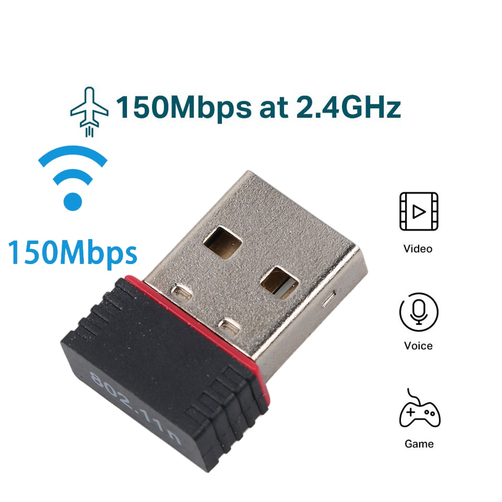 Chaep Mini PC Adapter usb WiFi usb Adapter 150Mbps USB WiFi antenne Drahtlose Computer Netzwerk Karte Für Schreibtisch-Laptop Fenster