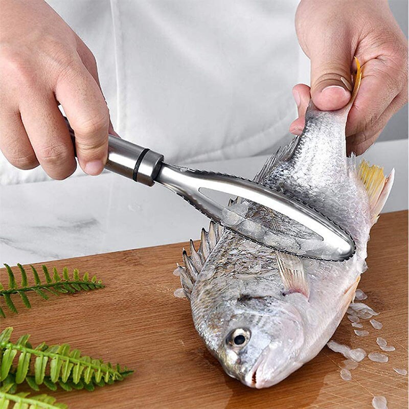 Keuken Accessoires Rvs Schubben Schrapen Rasp Quick Release Vis Schoonmaken Dunschiller Vis Bone Schrapen Tool