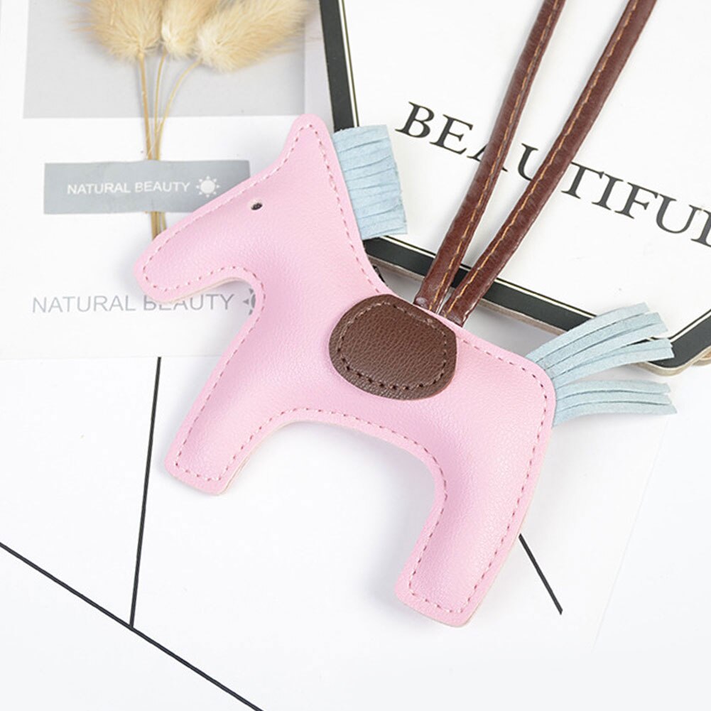 Stereo Cute Balloon Horse Keychain Key ring Cartoon Mobile Phone Bag Car Pendant Fun Keychain