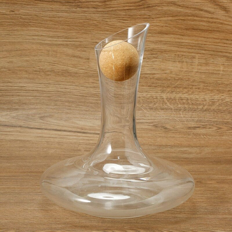 5 Pieces Wine Cork Ball Wooden Cork Ball Stopper for Wine Decanter Carafe Bottle Replacement (2.36 Inch/ 6 cm)