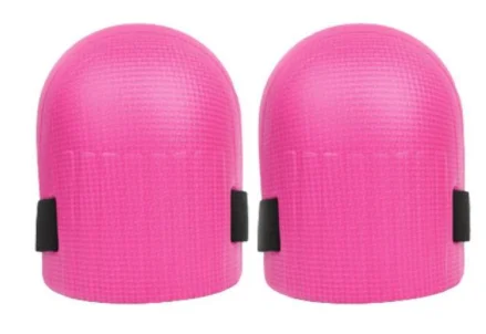 Knäskydd arbetsskydd lera arbetare knäpasta golv tegel cement trädgård knäskydd manuella arbetsredskap fukt jobb verktyg: Rosa