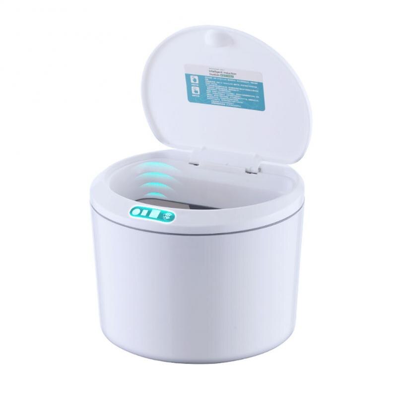 3/5L Mini Auto Desktop Vuilnisbak Prullenbak Keuken Badkamer Prullenbak Automatische Sensor Afvalbak Smart Kleine Prullenbak thuis