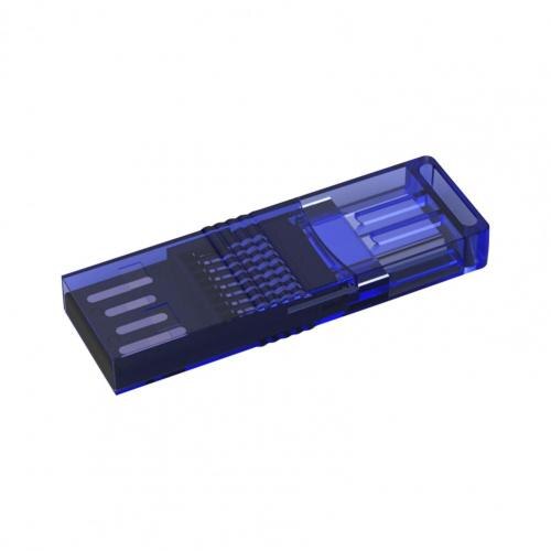 Przenośny wielofunkcyjny typu C USB2.0 Port 2-w-1 OTG czytnik kart pamięci robić komputera telefon komórkowy: Niebieski