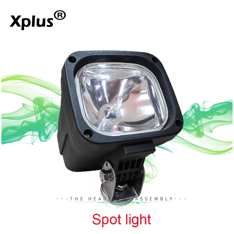 Xplus 4 tommer 55w 24v skjult xenon arbeidslys  ip67 bil xenon lampe hid offroad pære 6000k 12v spot/flomstråle kjøretåkelys: Spotlight / 12v 55w