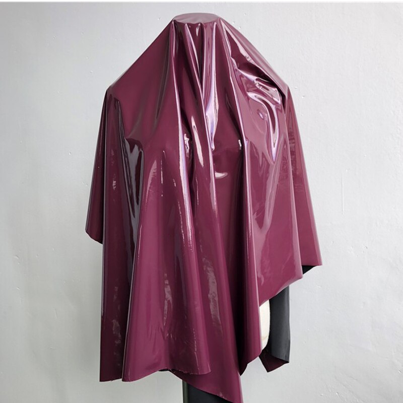 50*145cm skinnende blankt blødt vinyllæderstof elastisk pvc stof materiale til kjolebetræk: 11