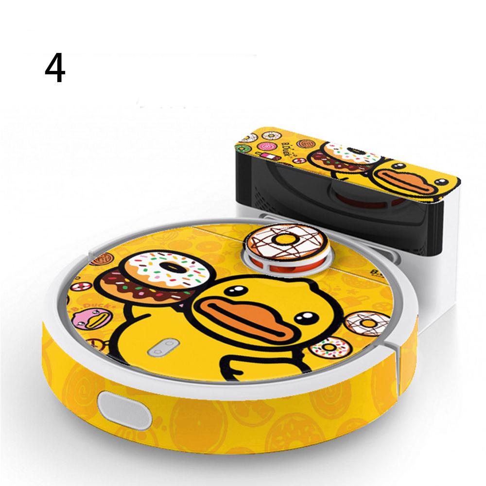 8 stile schick Nette Karikatur Schutz Aufkleber für Xiaomi Mi Roboter Staubsauger Staubdicht Aufkleber Verschönerung Zubehör: Gelb Ente