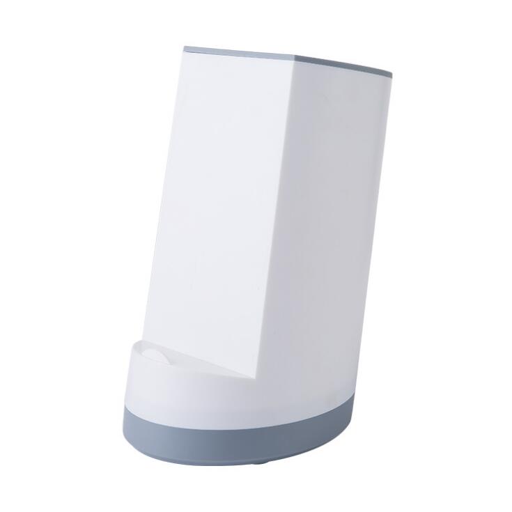 Multifunctionele messenhouder keuken messenblok houder toren plank afdruiprek doos messen vork organizer messenhouder: Wit