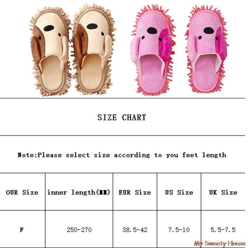 Lui-Zapatillas mopa Unisex para el invierno, zapatos para limpiar el suelo, para el hogar