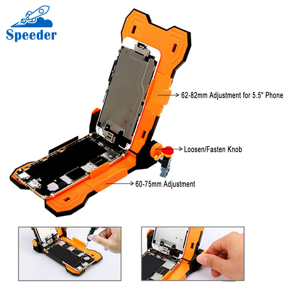 JM-Z13 Adjustable Fixed Screen Repair Holder for iPhone 6s 6 7 Plus Teardown Work Fixture PCB Holder Clamp