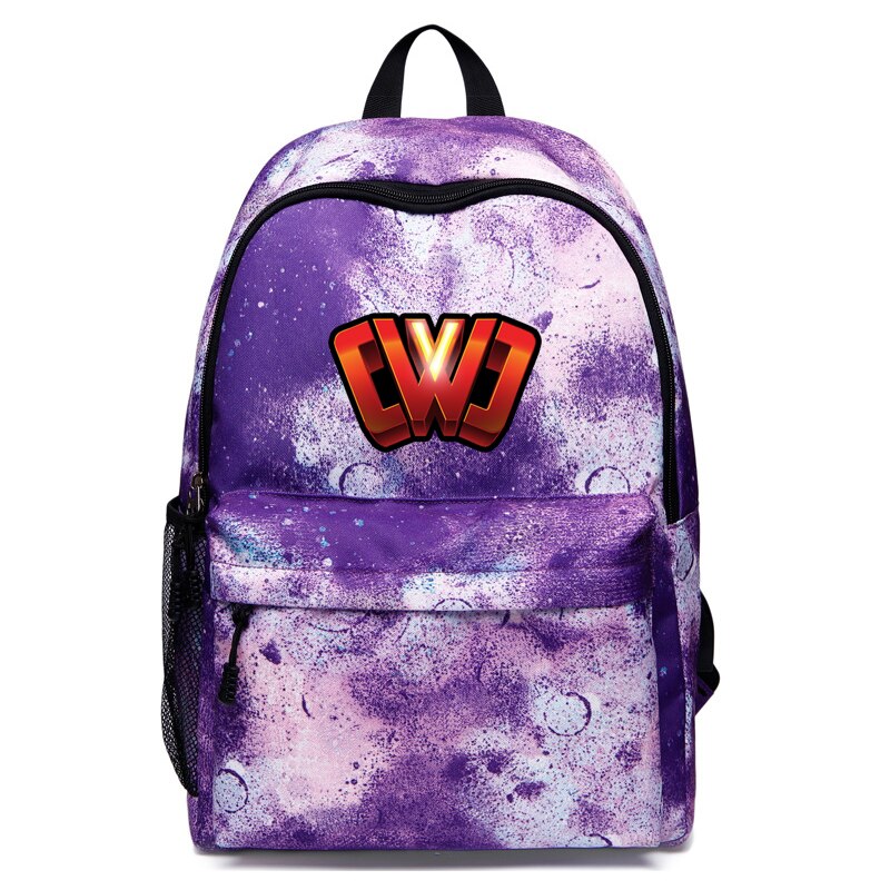 CWC imprimé unisexe galaxie sac à dos extérieur sac à dos étudiant Oxford sac USB charge ordinateur sacs