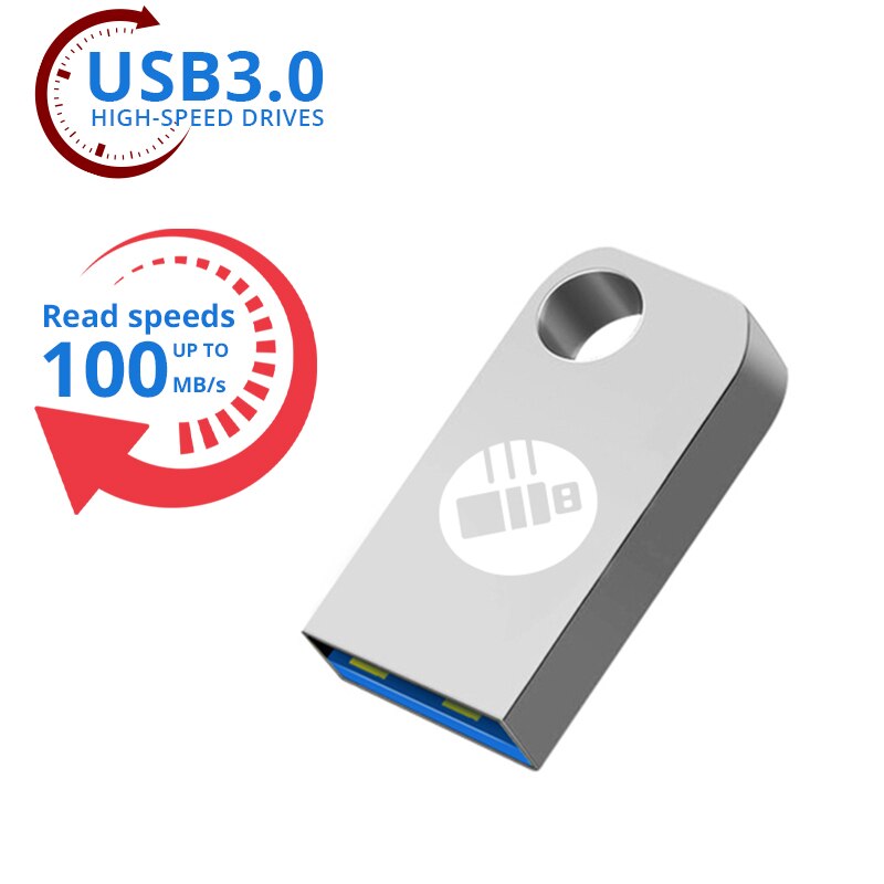 BU KING Metal 3.0 USB Flash Drive 64GB Pen Drive for PC Laptop 64GB USB Memory Stick 3.0 Flash Drive High Speed Drive