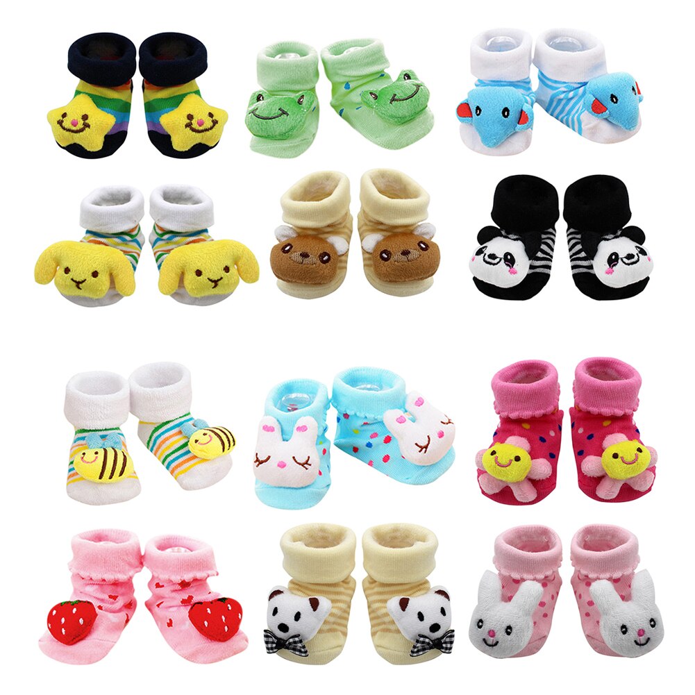 6 Paare/los Neugeborenen Baby Socken Herbst Frühling Junge Mädchen Baumwolle Gestreiften Socken freundlicher Winter warm Dicken Zubehör Für 0-18 monate