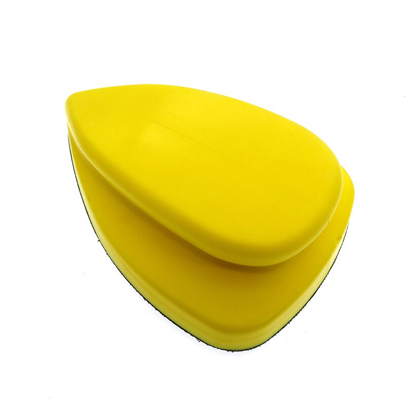 Hand Sanding Block Hook Loop Sanding Disc Holder Foam Grinding Block for Polishing Wood Furniture