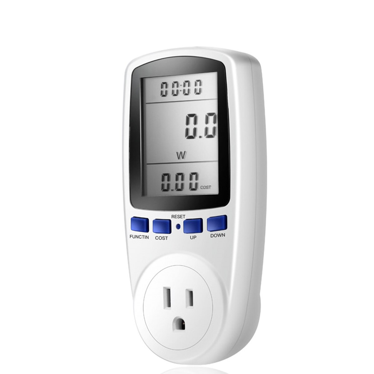 Ac 120/230V Uk Us Eu Plug Socket Led Digital Energy Meter Power Meten Meter Smart Stroomverbruik berekening Kwh Facturering: US Plug