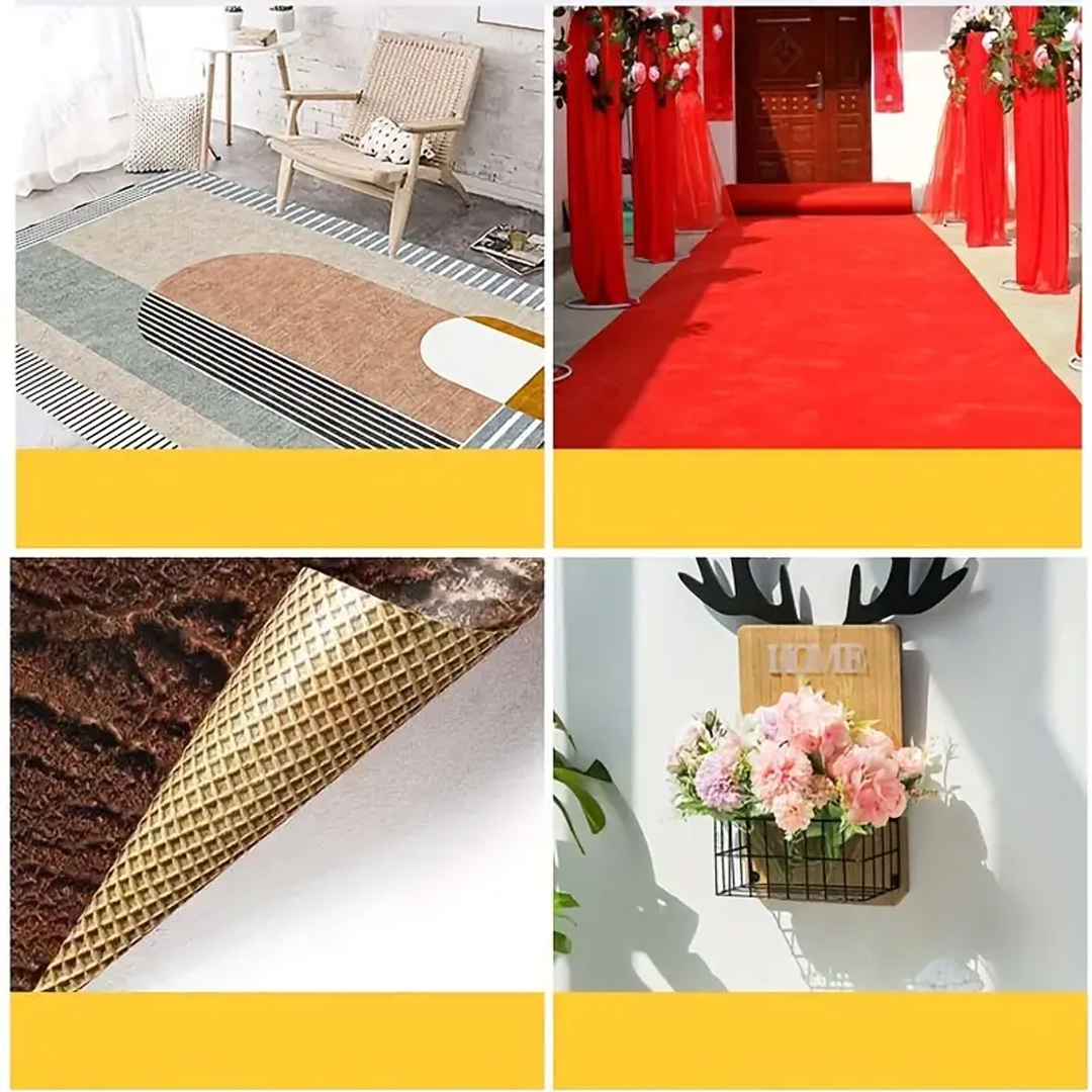 Super Strong Filament Tape Double Sided Adhesive Tape Heavy Duty Translucent Mesh Waterproof Traceless Powerful Grid Carpet Tape