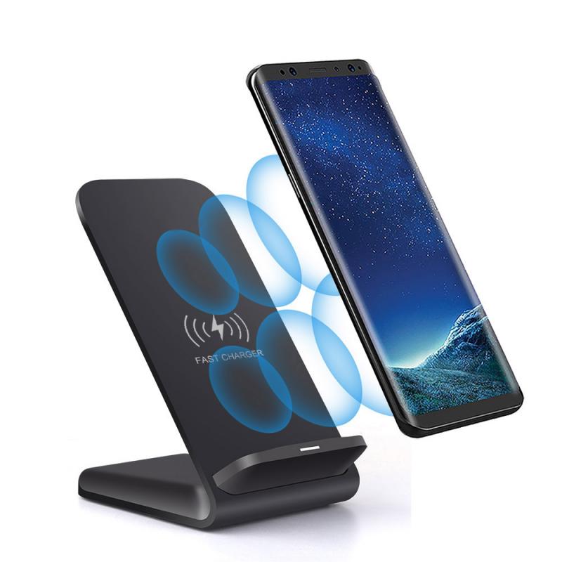 15W Fast Qi Wireless Charger Stand Dock Mobile Phone Chargers For Samsung Galaxy S20 + iPhone 11 XS
