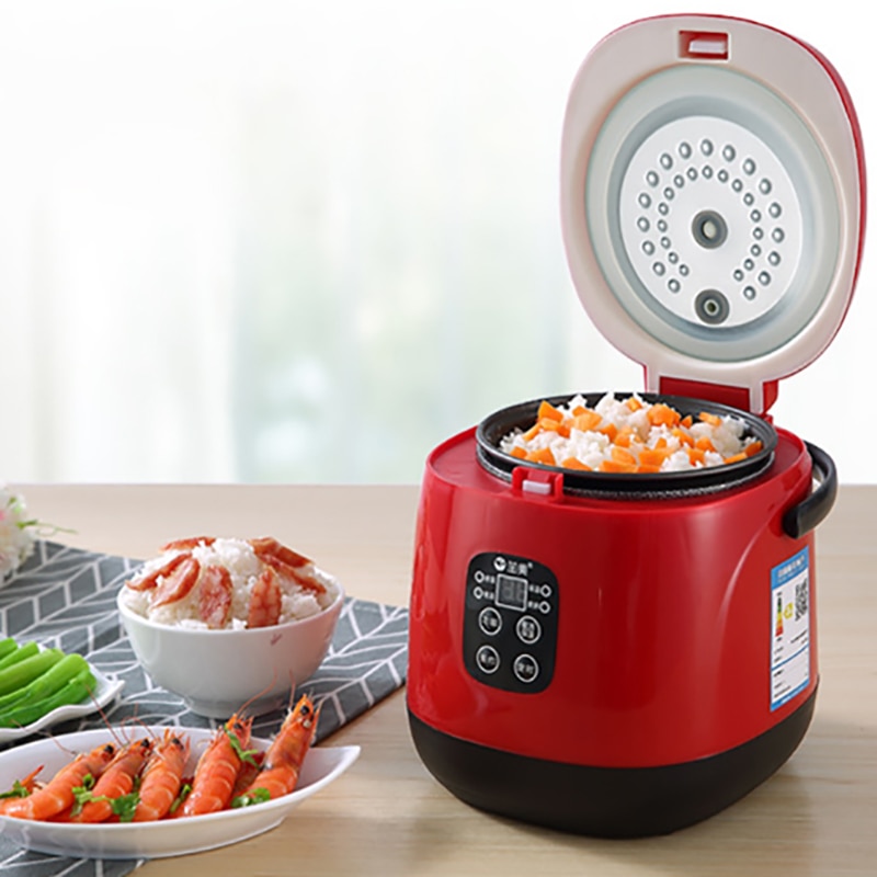 Mini Electric Rice Cooker Intelligent Automatic Household Kitchen Cooker 1-2 People Household Small Smart Electric Rice Cookers