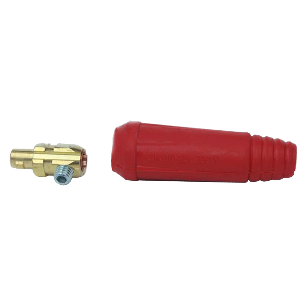 DKJ10-25 200A CE/CCC Quick Fitting Cable Connector Plug Socket Cable Plug Welding Male Connector Heavy Insulated Rubber Sockets