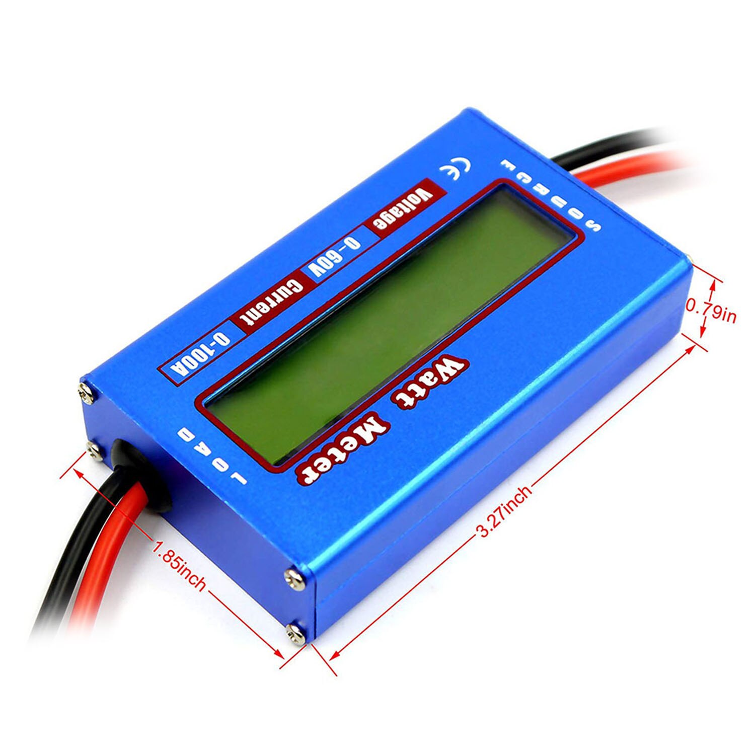 Rc watt meter 100a 50a power analyzer lcd skærm digital wattmeter høj præcision power meter balance batterispændingskontrol