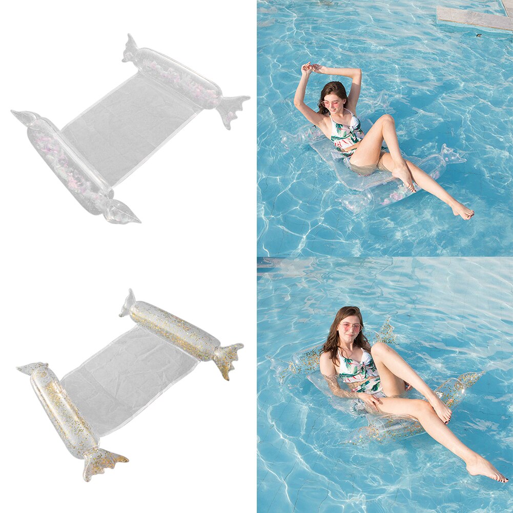 Colchón de aire para piscina, colchón de aire inflable, fila flotante, silla para piscina plegable, hamaca de agua