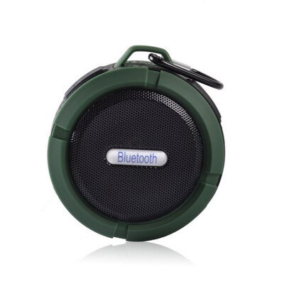 Portable Bluetooth Speaker Draadloze Waterdichte Douche Luidsprekers Voor Telefoon Bluetooth Sound Box Hand Gratis Auto Luidspreker Luidspreker: green color