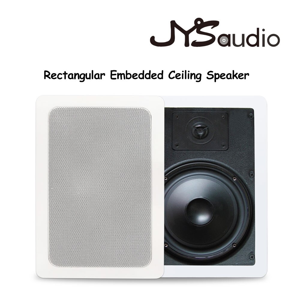 Rectangular Embedded Ceiling Speaker Good Sound On-wall Mounting Ceiling Roof Loadspeaker PA System HIFI Music Horn