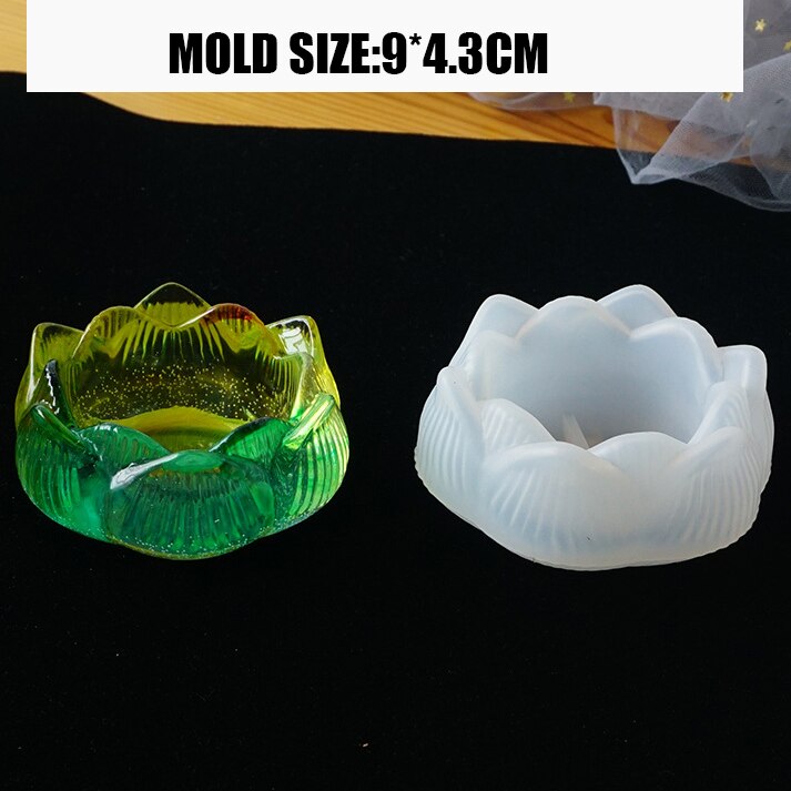 DIY Crystal Bow Storage Box Silicone Mold Epoxy Tabletop For Silicone Mold Crystal Epoxy Mould Epoxy Resin For Jewelry Making: Flower B