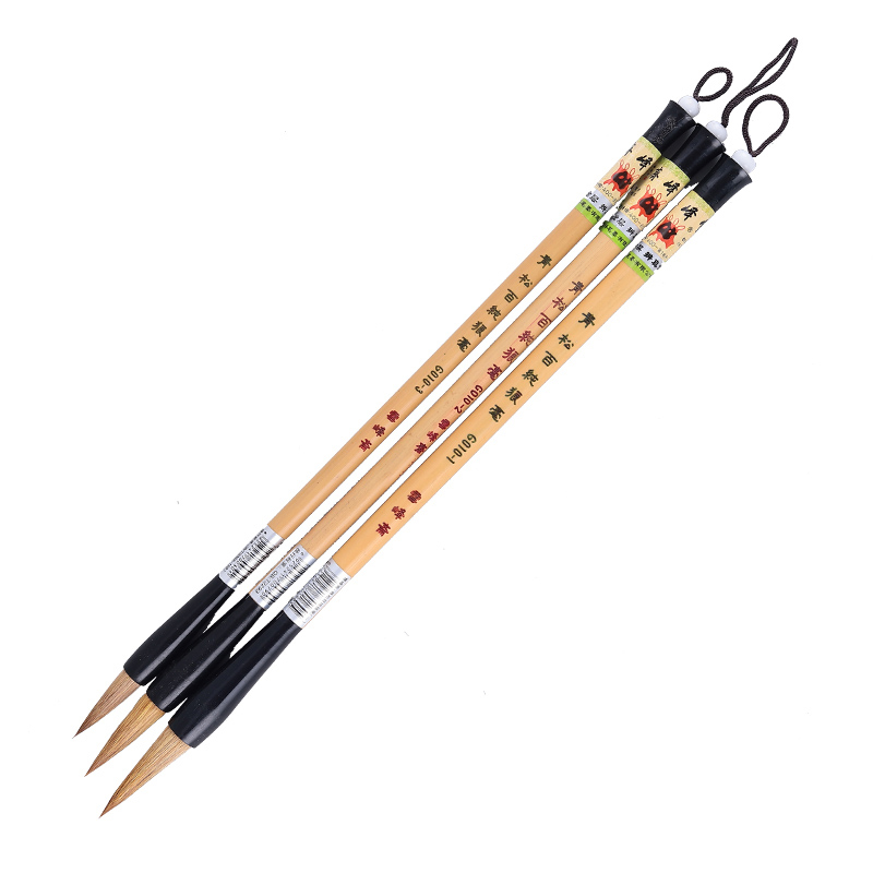 Chinese Traditionele Schilderkunst Borstel Pennen Set Officiële Reguliere Script Kalligrafie Handschrift Coloring Aquarel Penselen