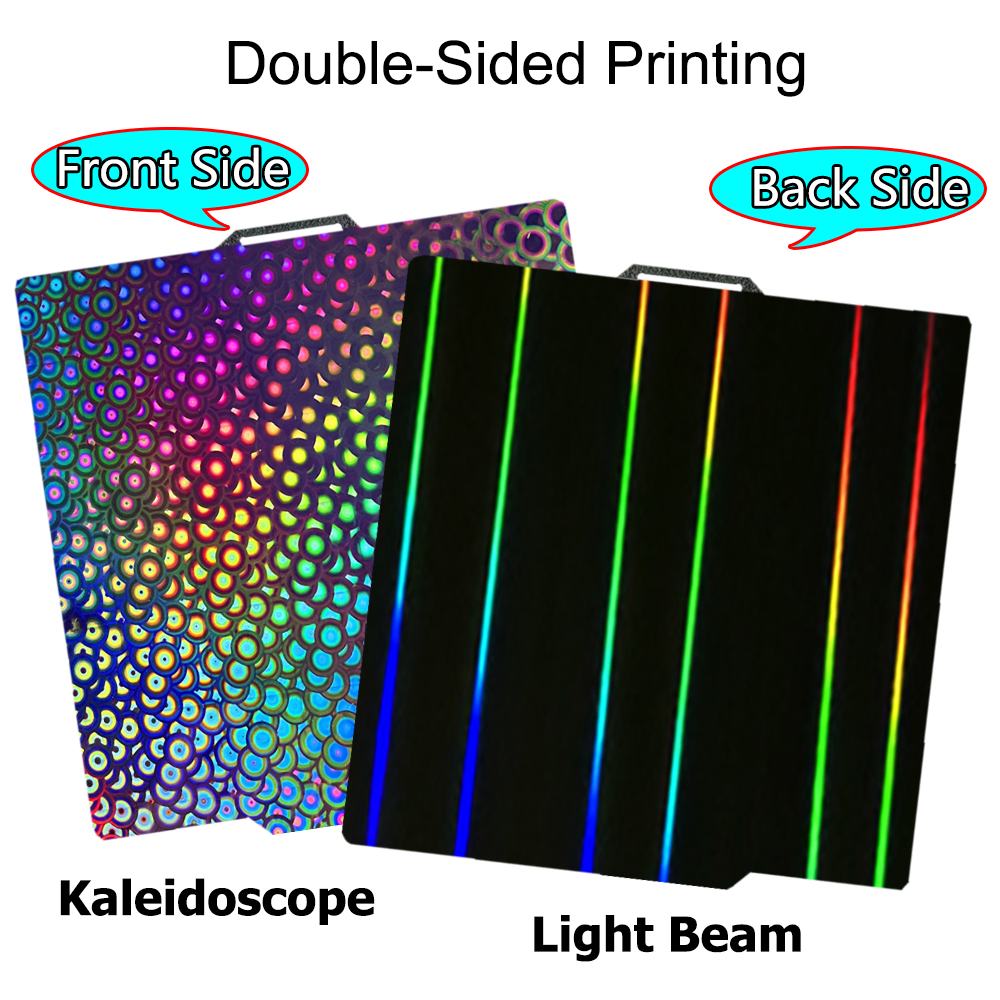 Build Plate for Bambu Lab X1 P1P A1 PEI Sheet PEO pey Smooth X1C PET Carbon Sheet PEI for Bamboo lab x1c Bambulabs P1s a1 Plate: GRAY