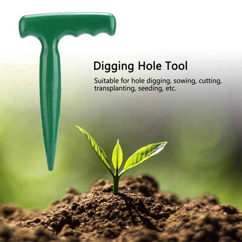 Digging Hole Soil Puncher Gardening Tool Digging Hole Puncher Soil Puncher For Seedling Raising Puncher For Sowing