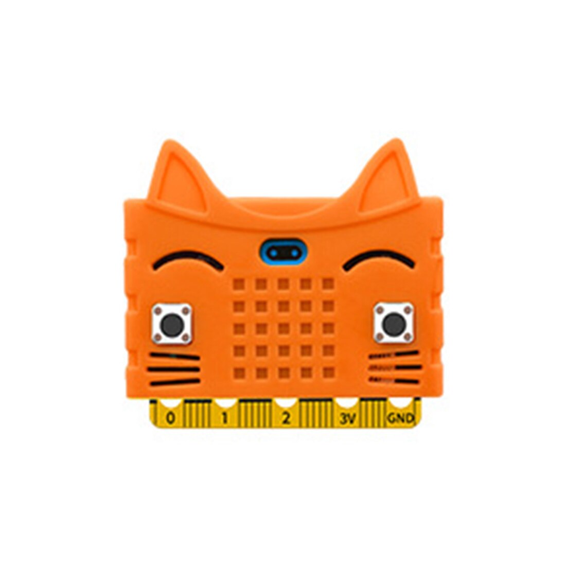 Eco-Friendly Seal/Tiger/Cat Shape Silicone Protective Enclosure Shell Cover For Micro:Bit Board Expansion Board Bue/Red/Orange: 11