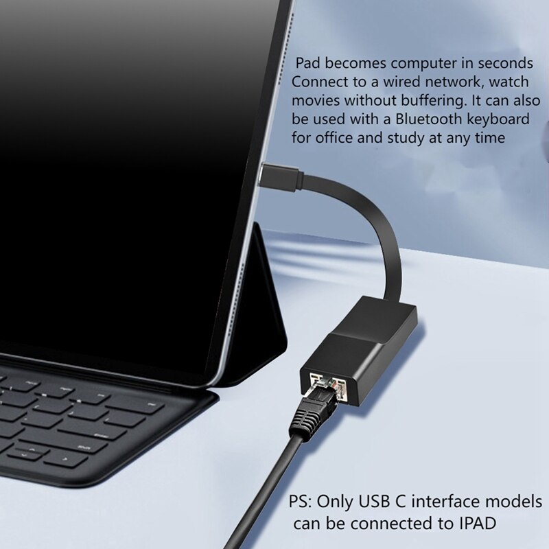 Usb C Ethernet Adapter Netwerkkaart, usb C Tot RJ45 2500Mbps Lan Internet Kabel Voor Windows/Mac Os, Linux, Etc.