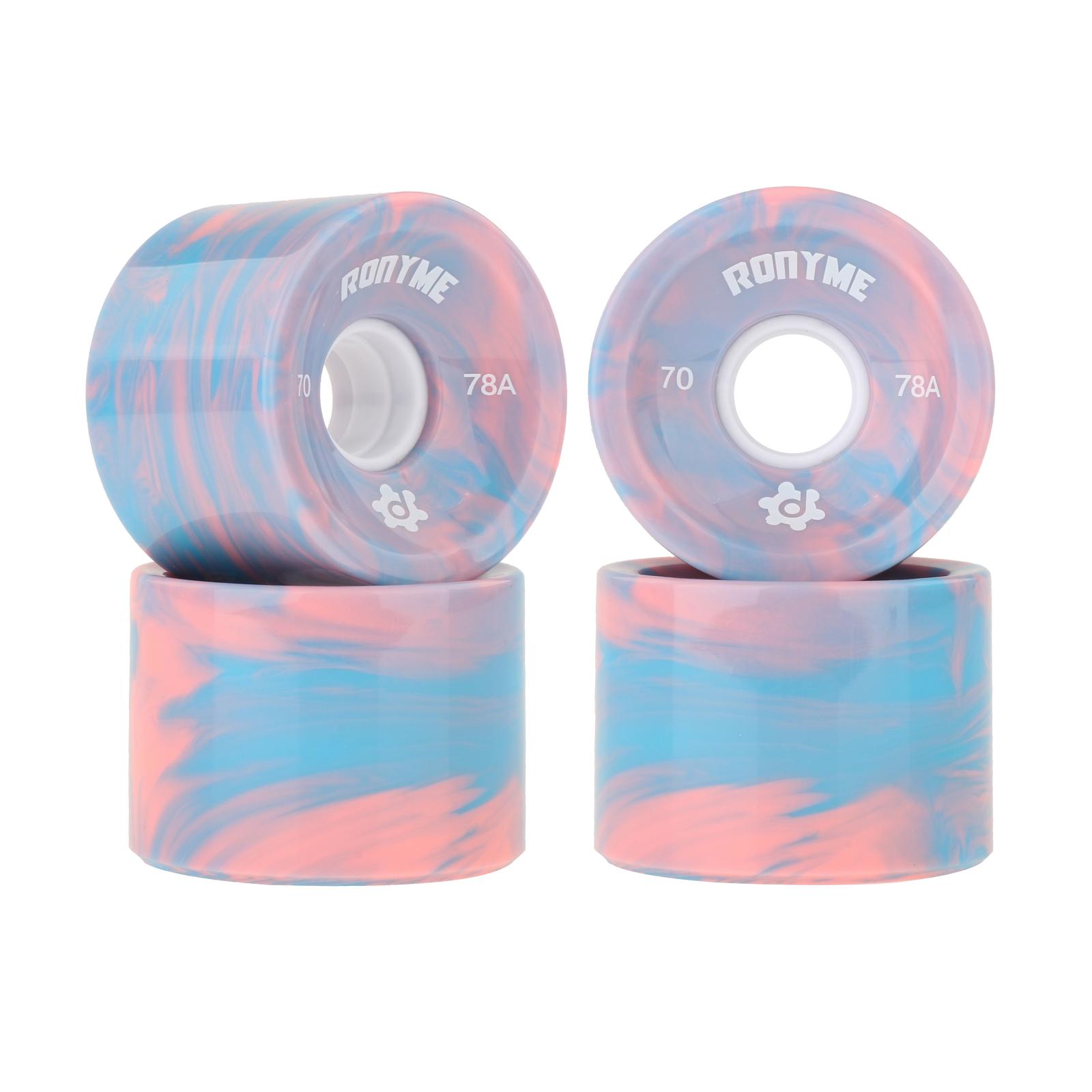 Ronyme 4 Uds 78A ABEC-9 Longboard ruedas de alto rendimiento ruedas de PU de patineta de ruedas Mini Crucero de ruedas: Multi