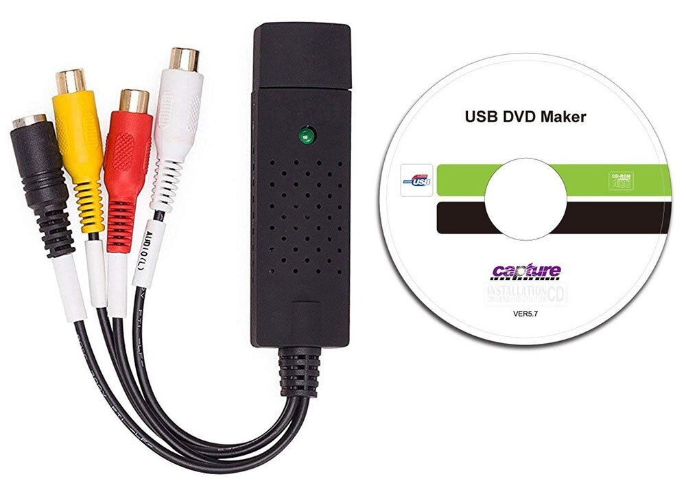 Usb 2.0 Video Capture Card Converter Audio Video Grabber Adapter Tv Tuner Voor Computer Win Xp 7 8 10 Ntsc pal