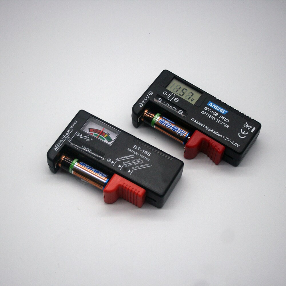 BT-168 Pro 168 Universele Batterij Tester Batterij Capaciteit Diagnostic Tools Voor Huishoudelijke Batterij Testen Levert