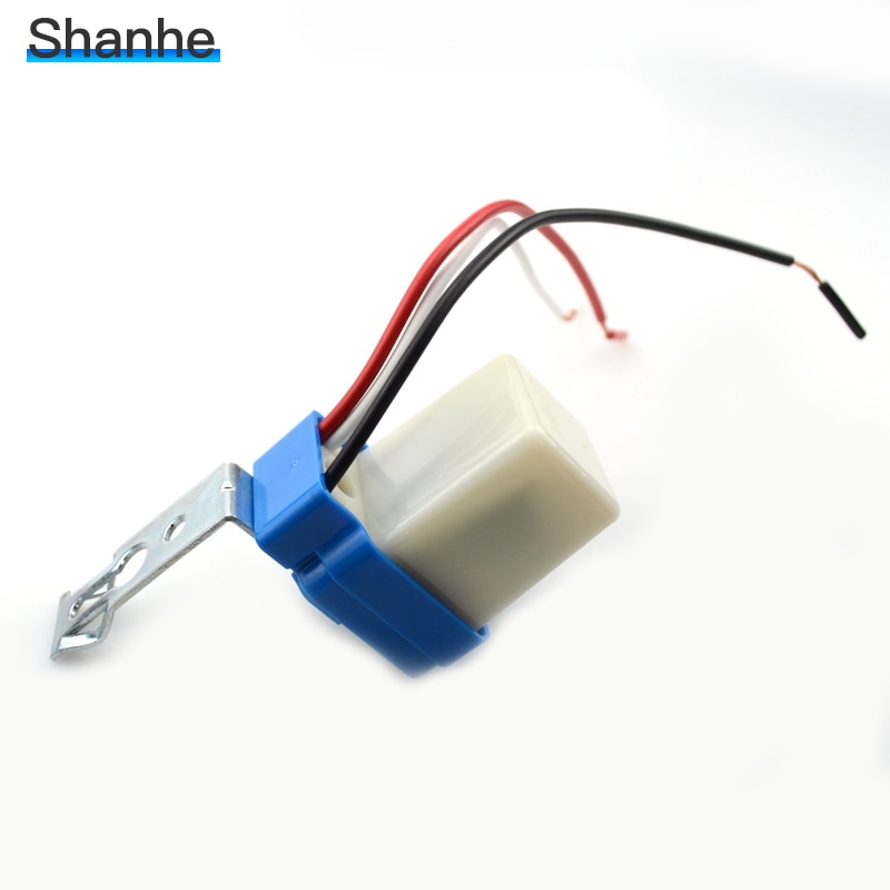 Automatic Auto On Off Photocell street Light Switch AC220V 50-60Hz 10A Photo Control Photoswitch Sensor Switch DC12V AS-10