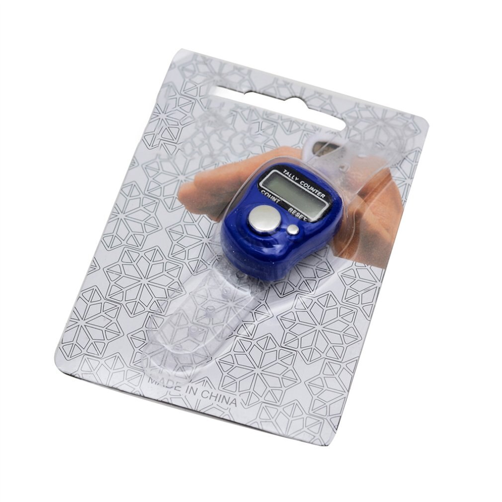 Ring Digital Reminder Counter Mini Portable Electronic Digital Counter Finger Ring With Lcd Point Counter